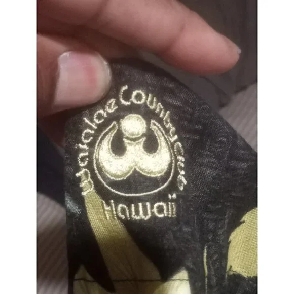 New Cutter Buck Shirt Mens Large L Short Sleeve Button Front Floral Multicolor - Picture 15 of 15